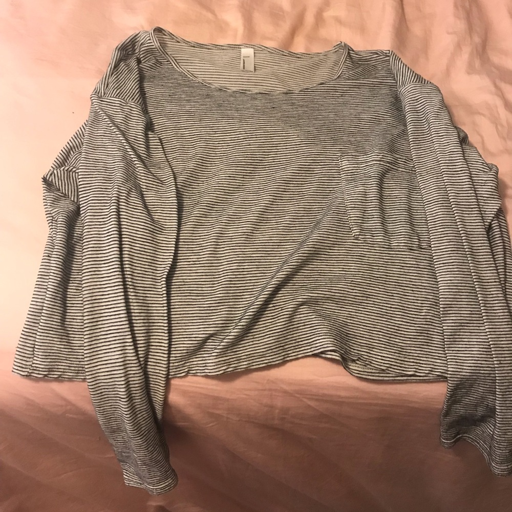 Striped long sleeve shirt
